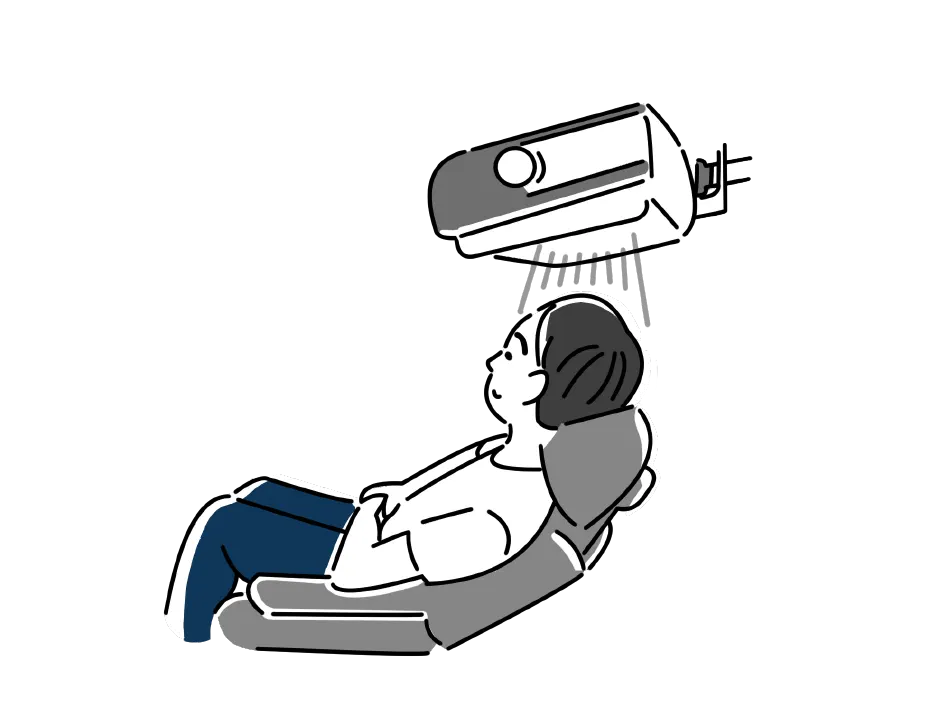 HGC照射イメージイラスト