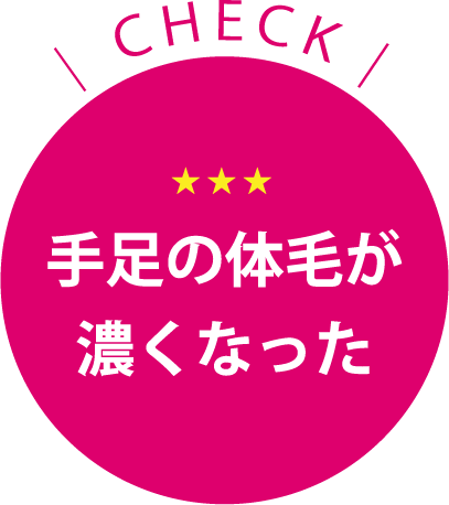 [CHECK]精力が大幅に減退した
